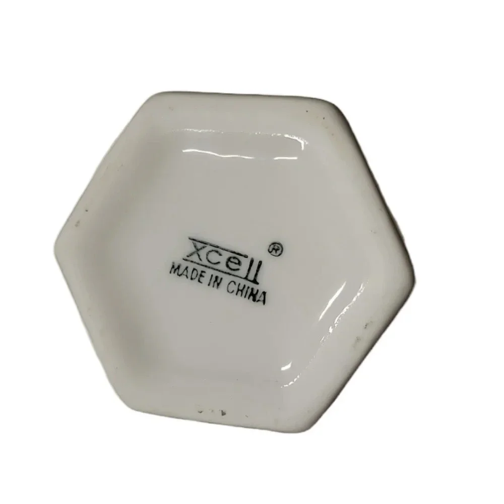 XCell White Ceramic farmhouse style Oil Or Vinegar Cruet Mini Pitcher 6 in. - Picture 7 of 8